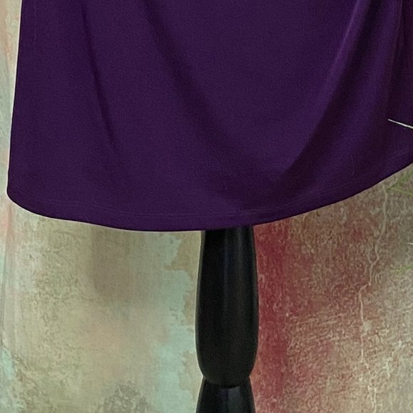 πEliza J Semi Formal soft flowing Cocktail Dress with Rhinestone Accents - Picture 13 of 16